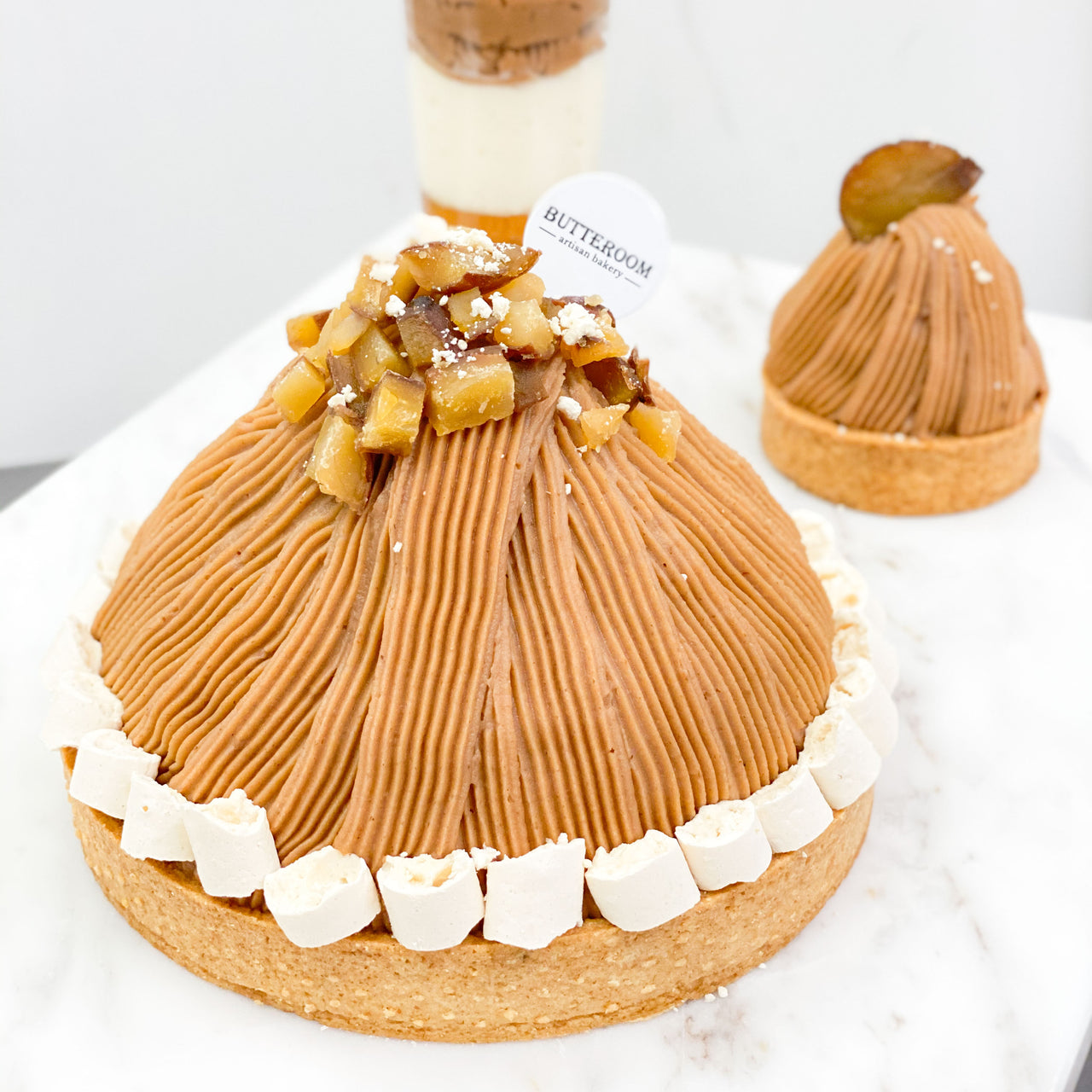 栗子雪山法式甜撻 | Chestnut Mont Blanc Tart