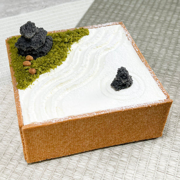 《日。庭園》 抹茶黑芝麻柚子蛋糕 | Zen Garden