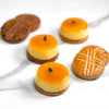 焦糖布丁撻 & 無麩質雙色布列塔尼酥餅 | Caramel Pudding Tart & Gluten-free Sablé Breton