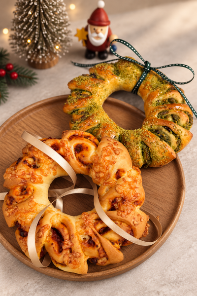 雙重奏麵包環｜Bread Wreath Duet