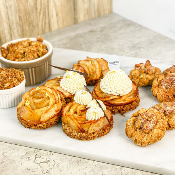 無麩質核桃蘋果撻 | Gluten-free Apple & Walnut Tart