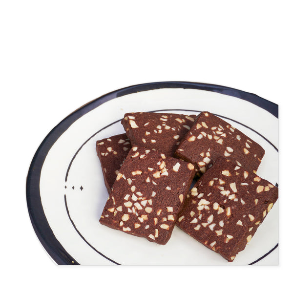 特濃朱古力杏仁切片曲奇預拌粉｜Dark Chocolate & Almond Sliced Cookie Baking Mix