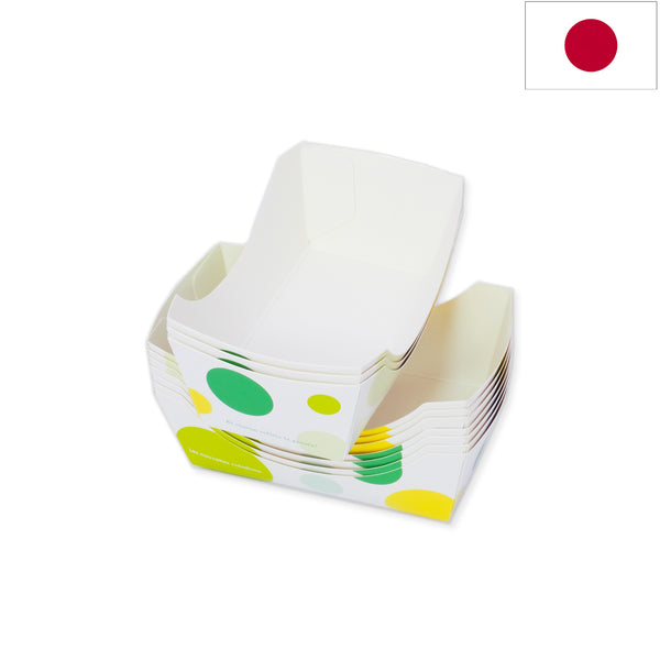 日本船型波點紙杯 (10個)